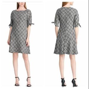 American Living checkered lined dress